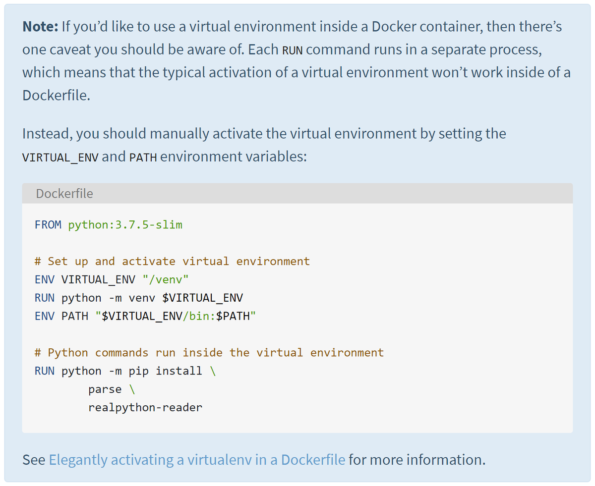 Real Python tweet media