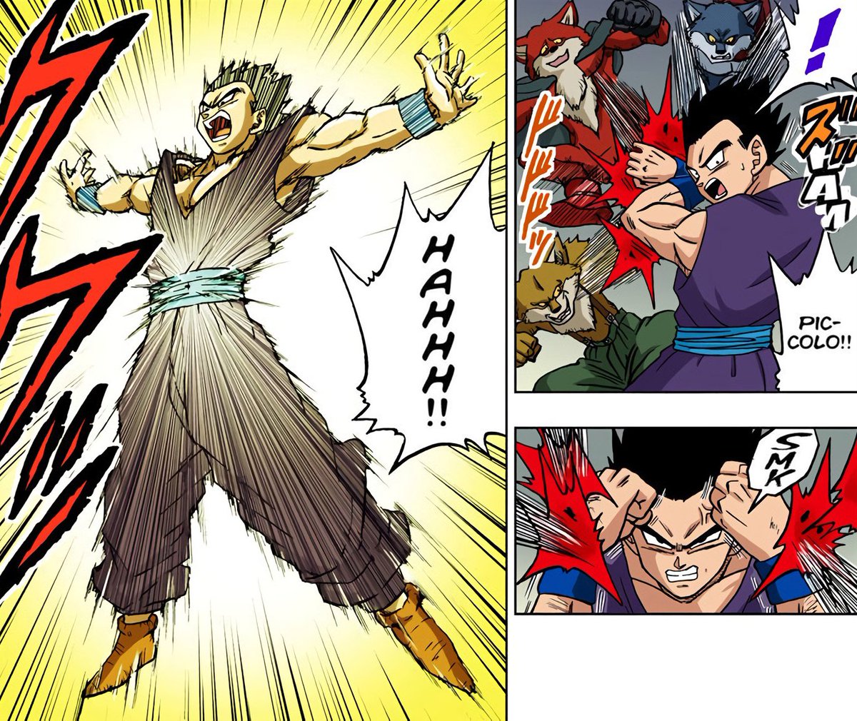 Gohan Battles Against Universe 9's T.. | Dragon Ball Manga Panels