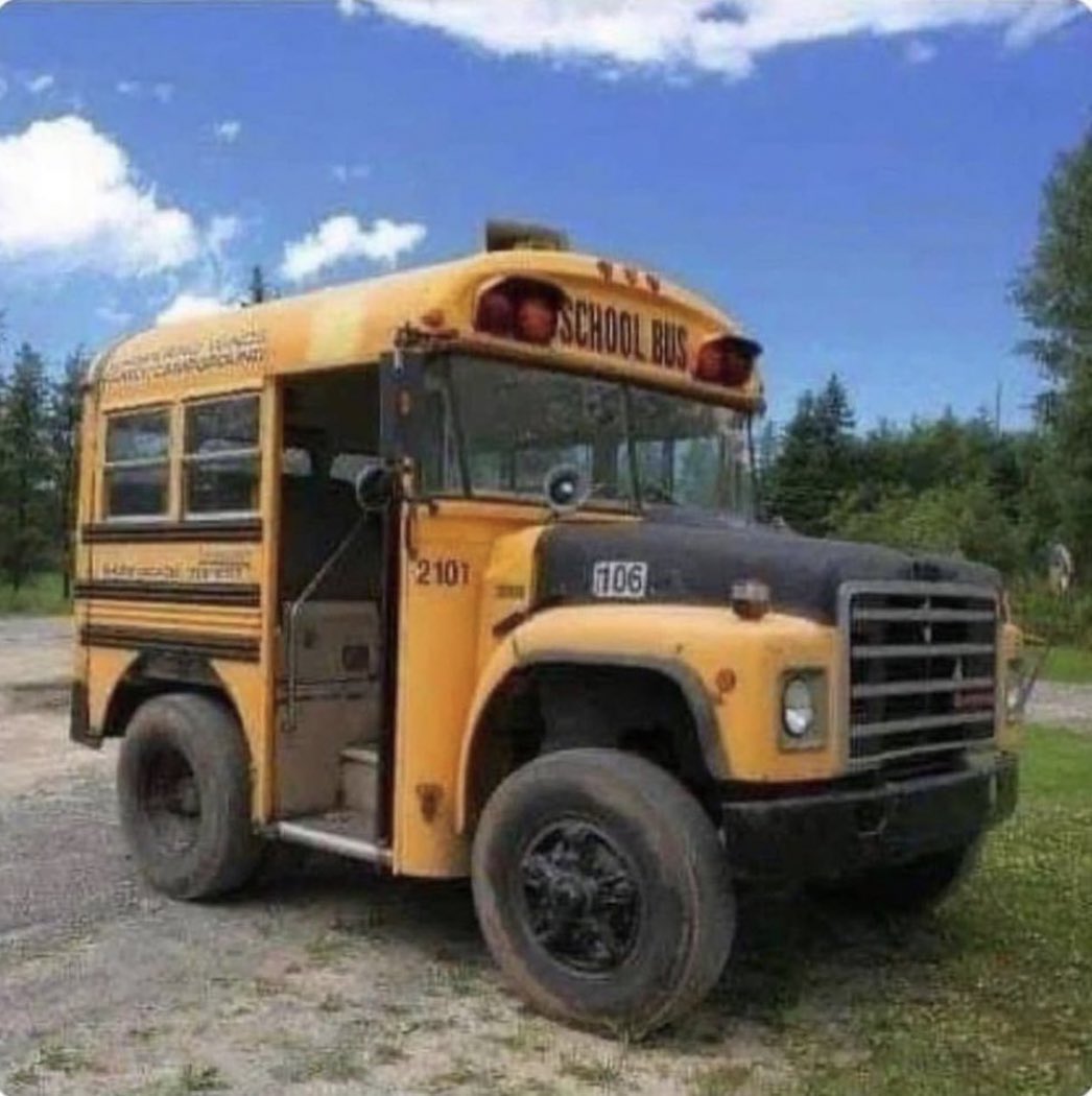 My circle so small that we can all fit on this bus