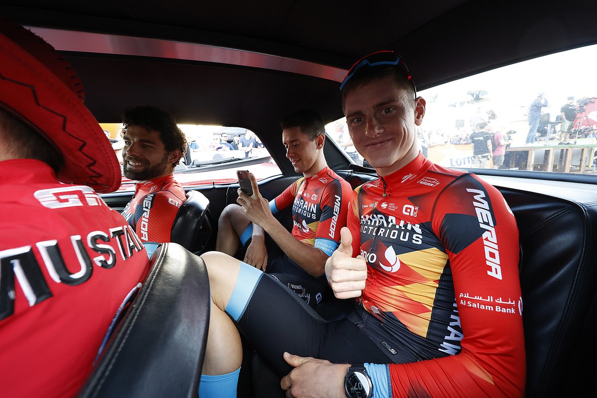 Team Bahrain Victorious (@bhrvictorious) on Twitter photo ๐ ๐ Our boys enjoyed the team presentation at the <a href="/Tour_de_Pologne/">Tour de Pologne</a> ๐ต๐ฑ
#RideAsOne #rideforGino #TDP23
๐ธ <a href="/SprintCycling/">SprintCycling</a> ๐ ๐ Our boys enjoyed the team presentation at the <a href="/Tour_de_Pologne/">Tour de Pologne</a> ๐ต๐ฑ
#RideAsOne #rideforGino #TDP23
๐ธ <a href="/SprintCycling/">SprintCycling</a>