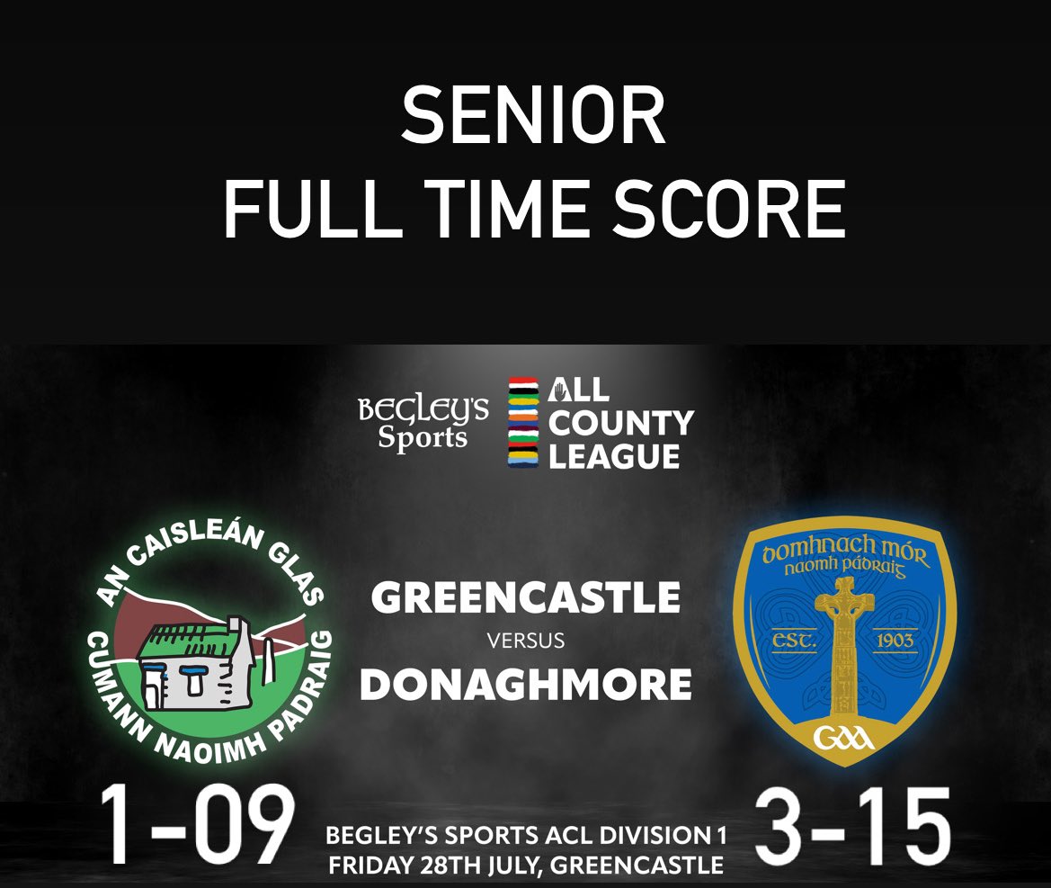 Donaghmoregaa's tweet photo. https://t.co/2eSb7uVIyT