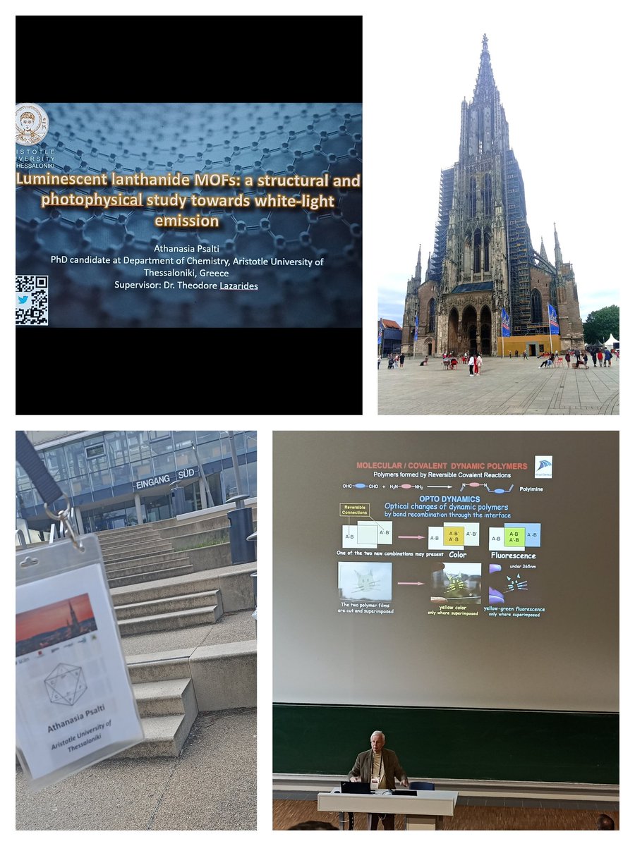 AthanasiaPsalti's tweet photo. I am very excited for being part of #ISPPCC2023 in Ulm, Germany. Not only for presenting part of my research but also for meeting new researchers and discussing about the current advances in chemistry. Can't wait for the next ISPPCC!!! https://t.co/56O5kSsirr