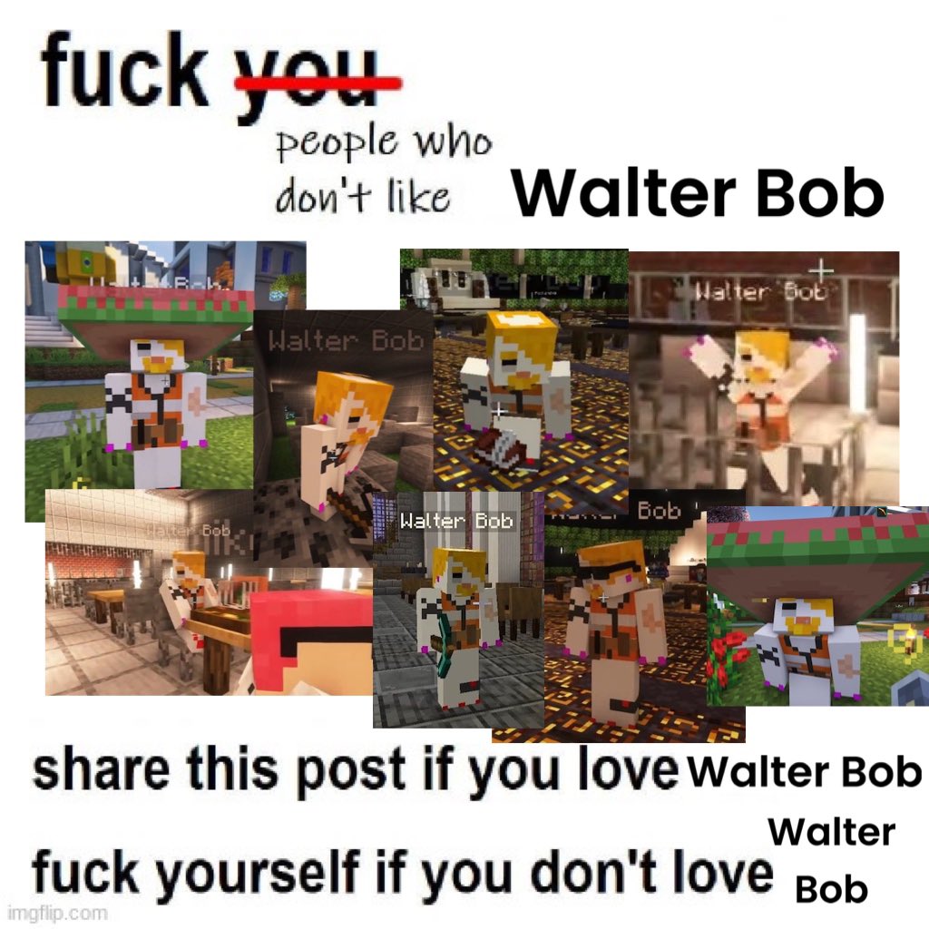 dariHQs's tweet photo. PROTECT WALTER BOB AT ALL COSTS https://t.co/KNYCjHwTxF