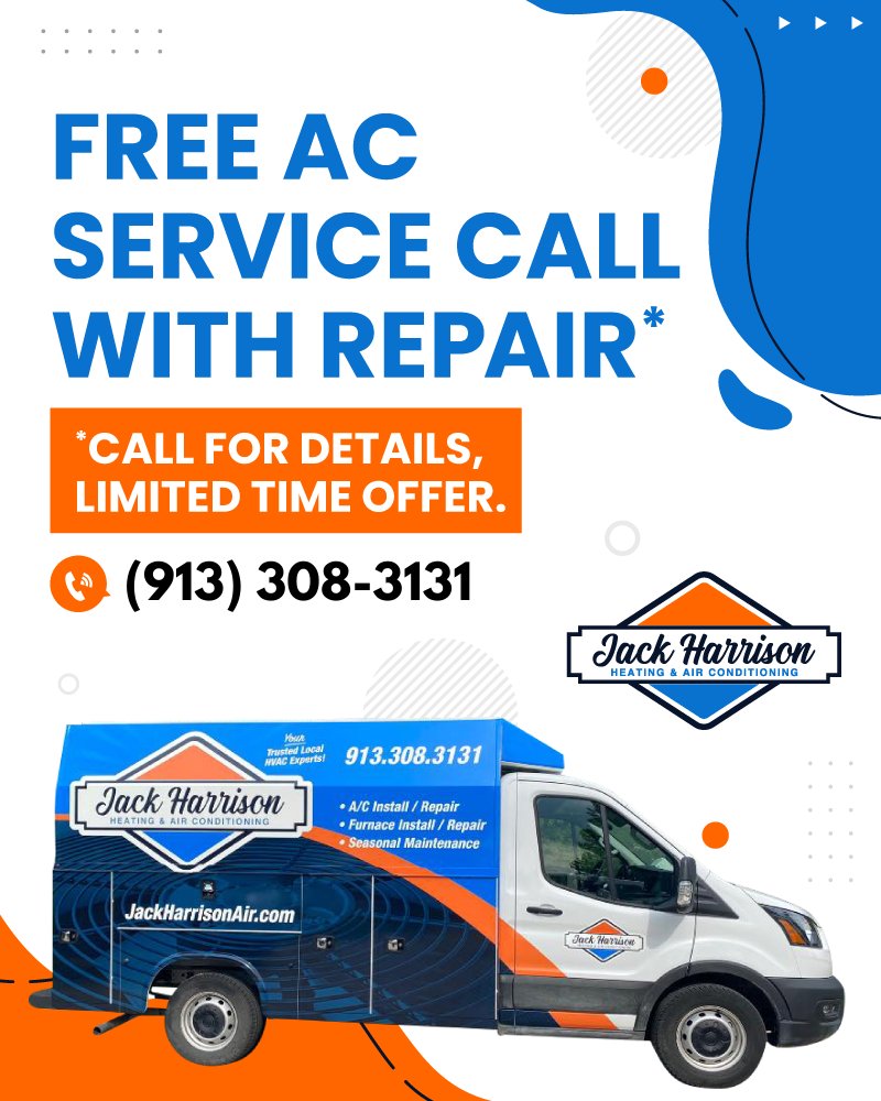 🚨Get your AC back up and running with a call to Jack Harrison Heating & Air! Our HVAC experts are ready to serve you! 🤩 Keep your cool and get the #BestofJOCO with a call to Jack Harrison today! (913) 308-3131 or request an appointment online: bit.ly/jh-sched