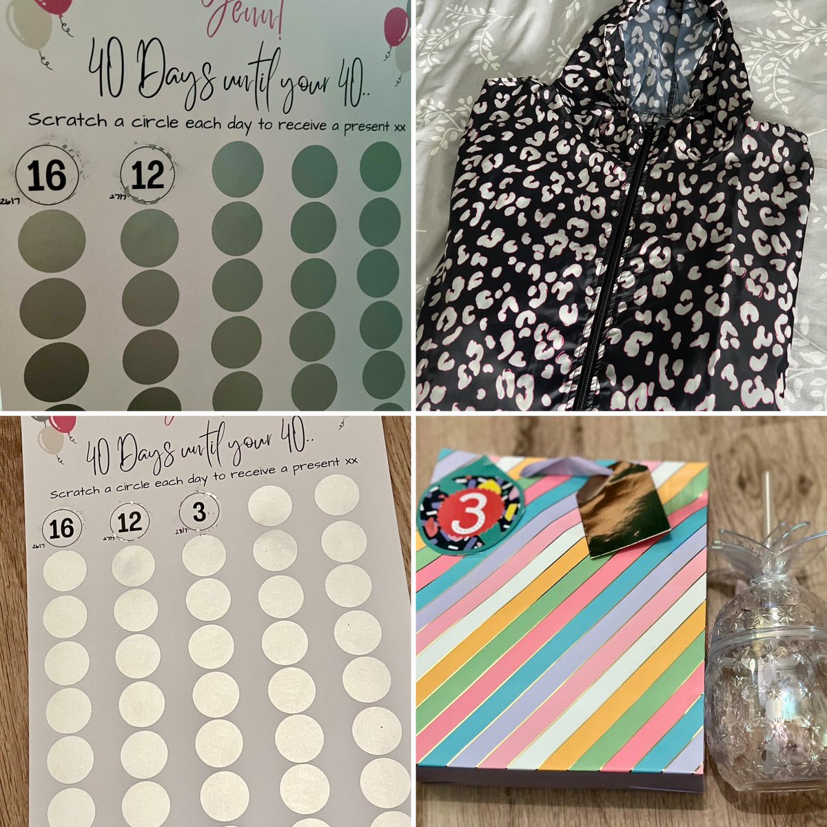 TheComfyChair2's tweet photo. #39daystogo and #38daystogo until my 40th. A rain max (apt!) and a pineapple glass ready for my non-alcoholic cocktails! 🤣 wooo! Loving them ❤️ #birthdayfun https://t.co/kNwSlT3ykW
