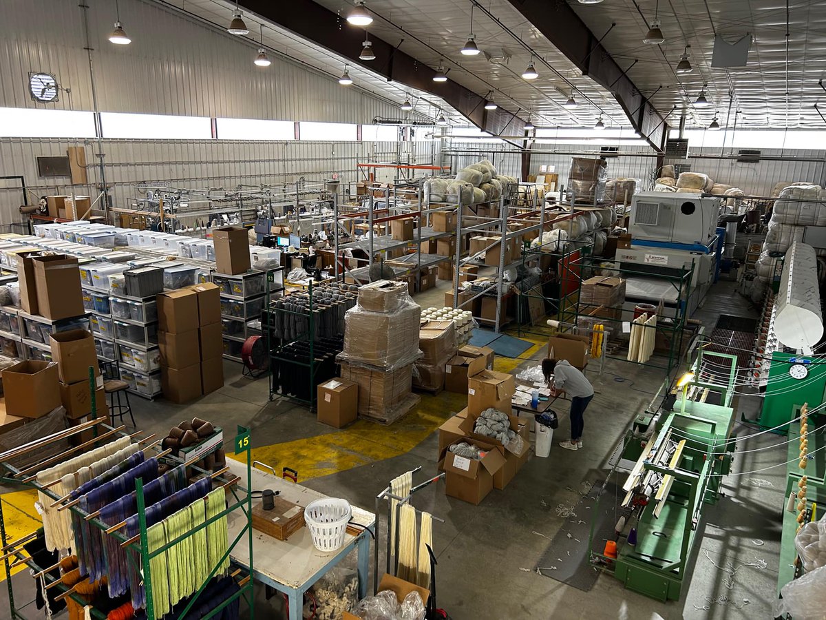 We publish books for young #children which help them understand many things about the world. This is something that almost none of them would ever see if we didn’t show it to them, a wool #factory in #Wyoming.