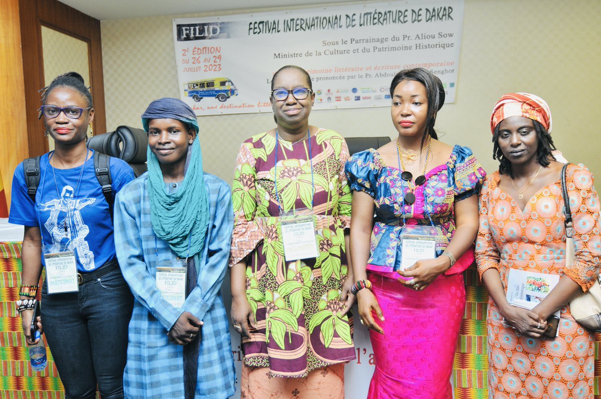 AichaDiarra2's tweet photo. Du 26 au 29 juillet, je participe au Festival International de littérature de Dakar #FILID2023, placé sous le haut parrainage du Ministre de la Culture et du Patrimoine Historique du Sénégal, sur le thème : Patrimoine littéraire et écriture contemporaine. https://t.co/6tZZ9VPEWO