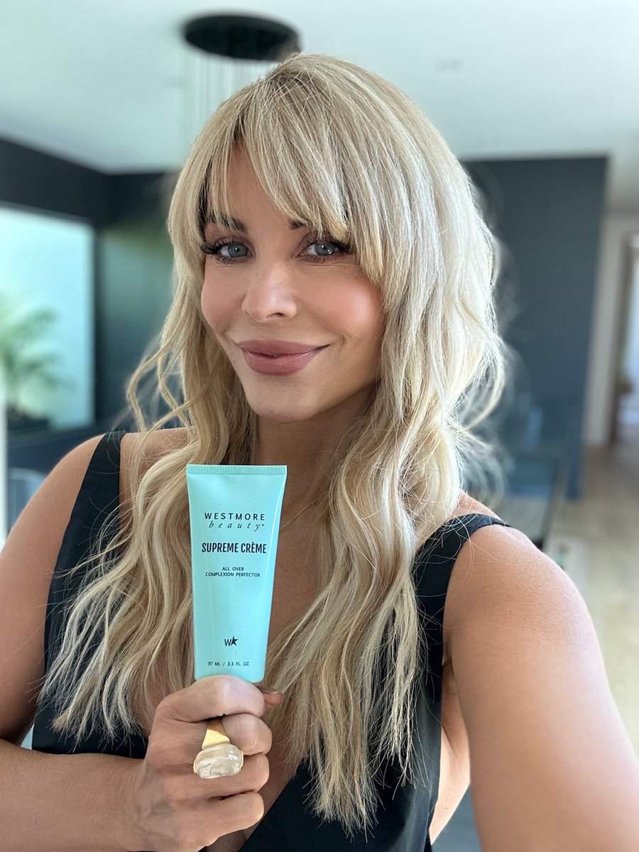 mckenziewestmor's tweet photo. Please join me tonight on QVC for a new launch at 7pm PT/10pm ET!
💜Have you ever heard of a product that replaces your primer, foundation, concealer, setting powder, self tanner, and skin care all in one?? 
Plus be waterproof and transfer proof??
.
NEITHER HAVE I! 
.
And that is why I needed to create one! 
.
Please say hello to Supreme Cream!! 🤩 
.
Finally an all in one - head to toe - face and body product that can do it all plus ingredients at an extremely high-level potency, such as niacinamide, hyaluronic acid, caffeine, and Arnica, which we all know, helps firm, tighten, and de-puff  the skin. Layer up technology to layer as much as you need or want without it getting heavy or thick!! 🙌🏼 

https://t.co/dSOc3zrHk0
