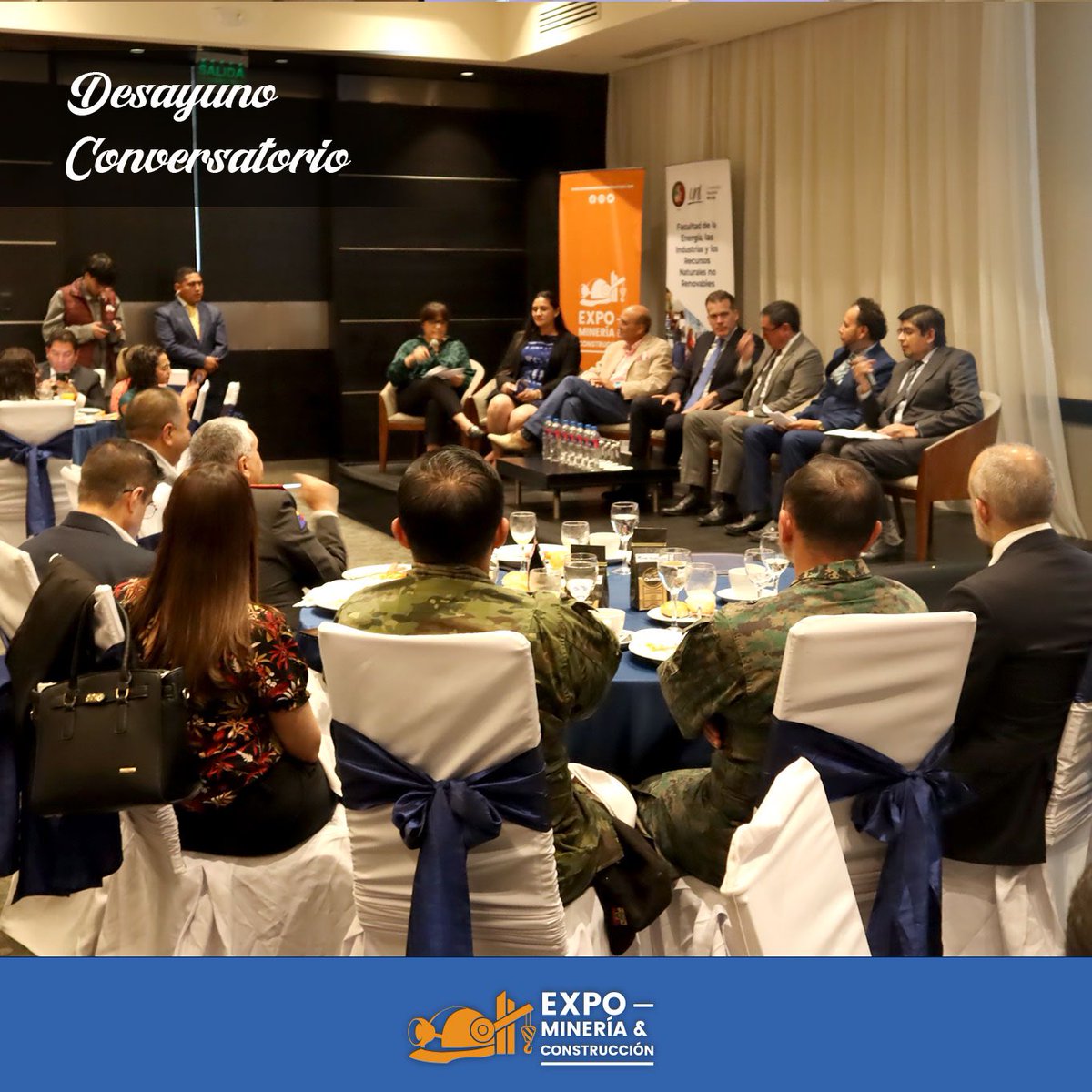 #Expomineríayconstrucción/ El Desayuno Conversatorio: Cadena de Valor de la Minería y la Construcción en Ecuador realizado en Quito convocó a invitados de primer nivel de distintos sectores públicos y privados, quienes creen en un Ecuador de trabajo

#Expomineríayconstrucción