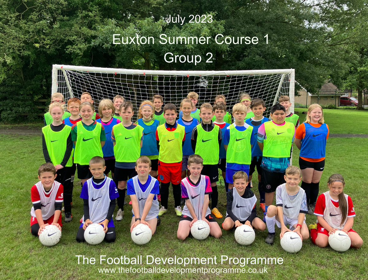 TheFDP2005's tweet photo. A massive thank you to all children who took part in the first of our Summer Football Courses 2023 at @EuxtonCEPrimary 

A superb week of Football ⚽️
#Summer #Football https://t.co/hpZXj6WJNL