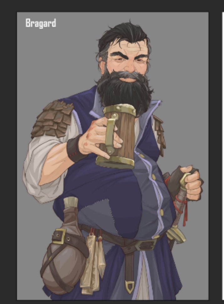 charlesknode's tweet photo. It’s happened! My very first IMDB credit role. Bragard, of the incredibly successful game Ash of Gods: The way by @AurumDust  such an honour working with them and can’t wait for the next one. Check out the game at @AshOfGods https://t.co/MQs0GHiKa6