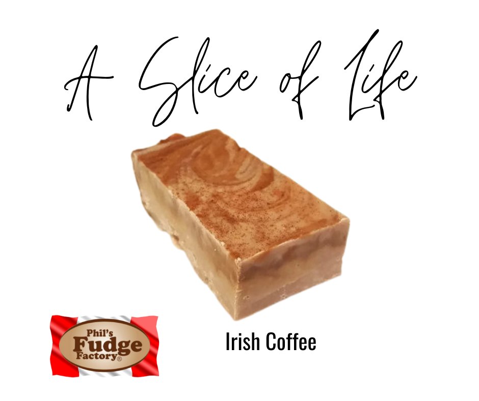 Our Irish Coffee fudge is a treat that will make you feel like you’re in a pub in Dublin. It's made with our award-winning fudge and coffee for a rich and complex flavour. The fudge has a smooth and velvety texture you’ll love to share with your friends and family! 😊 #philsfudge