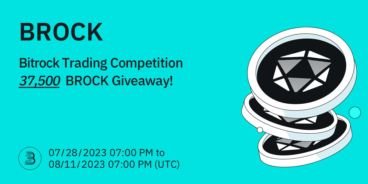 🔥To celebrate the successful listing of Bitrock (BROCK)<a href="/BitRockChain/">Bitrock</a>

💰 We are excited to announce a Trading Competition event where we will be giving away a whopping 37500 $BROCK!

🔍Detail: support.bitmart.com/hc/en-us/artic…

💎Buy Now: bitmart.com/trade/en-US?la…

#BitMart #BROCK