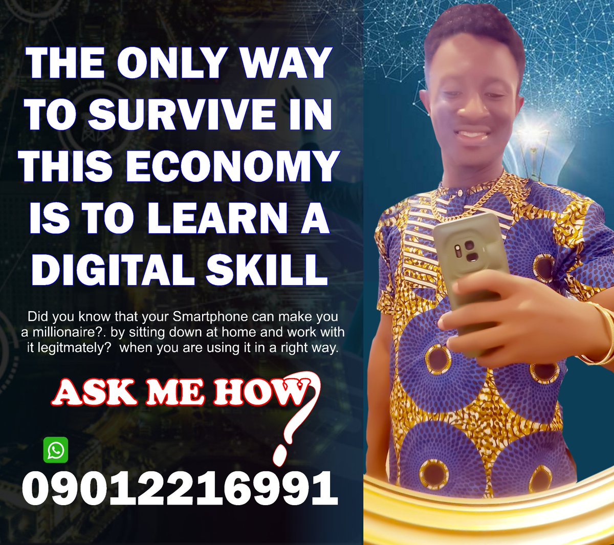 Stop complaining about the economy and start using your smartphone to get an extra income online today. 

Why did you thing that the only useful of your Smartphone is to make calls and chat your friends and family alone? #BBNaijaAllStars <a href="/mosesowulo/">Boss Moses</a> <a href="/expertnaire/">Expertnaire</a>