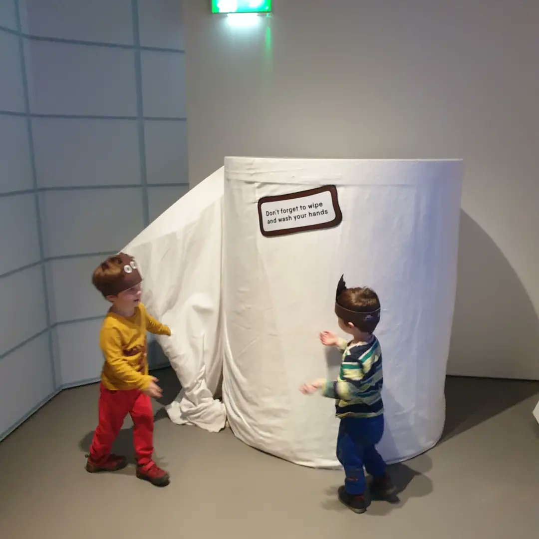 roothiemurray's tweet photo. Lads delighted to join me at work today 💩 @sim_manchester for
Operation Ouch: Food, Poo & You
#poohats #sphincter #bigflush https://t.co/92F21yy5cg