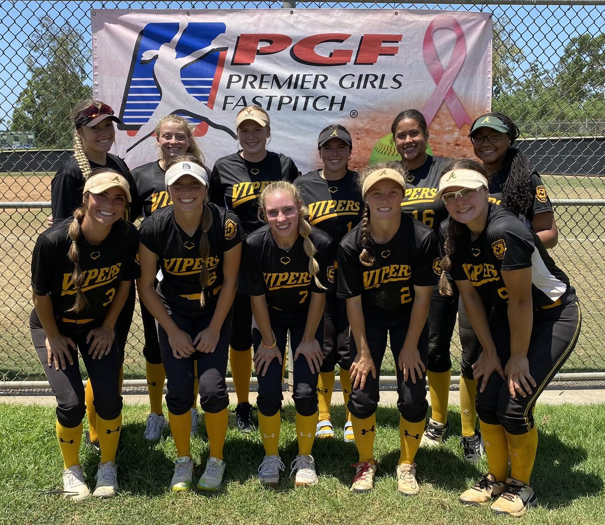 So incredibly proud of the Tenacity &amp; Focus of this Team in how they fought their way through vs <a href="/RockGoldManetta/">Rock Gold Manetta</a> Perantoni for a 6-4 Win to put them in the <a href="/PGFnetwork/">PGF</a> Platinum National Championship Game @ 6:30pm 
#LetsGoVipers <a href="/thevipernation/">Atlanta Vipers Fastpitch</a> 
@FloSoftball  <a href="/Gatorade/">Gatorade</a>