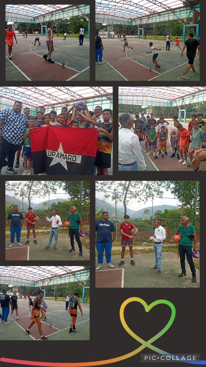Con el firme compromiso de seguir impulsando el deporte en el edo. Trujillo y en especial en el municipio Valera fortaleciendo las nuevas generaciones del deporte en esta ocasión la escuela de baloncesto. GUERREROS DE PLATA 1  con la dotación de BALONES 
#AmigoComandante