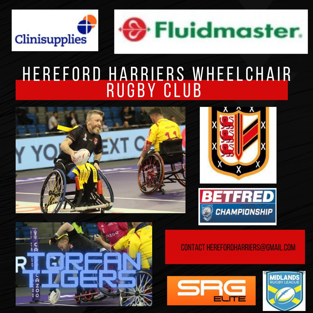 Wheelchair rugby league at Leominster leisure centre tomorrow 12pm till 2pm <a href="/TheRFL/">Rugby Football League</a> <a href="/WheelchairRL/">Wheelchair RL</a> <a href="/TheWhrl/">Wheelchair Rugby League</a> <a href="/FluidmasterUK/">Fluidmaster UK</a> <a href="/SRGElite/">SRG Elite Sportswear</a> <a href="/CoachCaron77/">CoachC</a> @Hereford_RFC <a href="/HurricanesRLFC/">Midlands Hurricanes RLFC</a> <a href="/Six_Again/">Six_Again</a> <a href="/WalesRugbyL/">Wales Rugby League</a> @looseforwardpod <a href="/clinisupplies/">Clinisupplies</a>