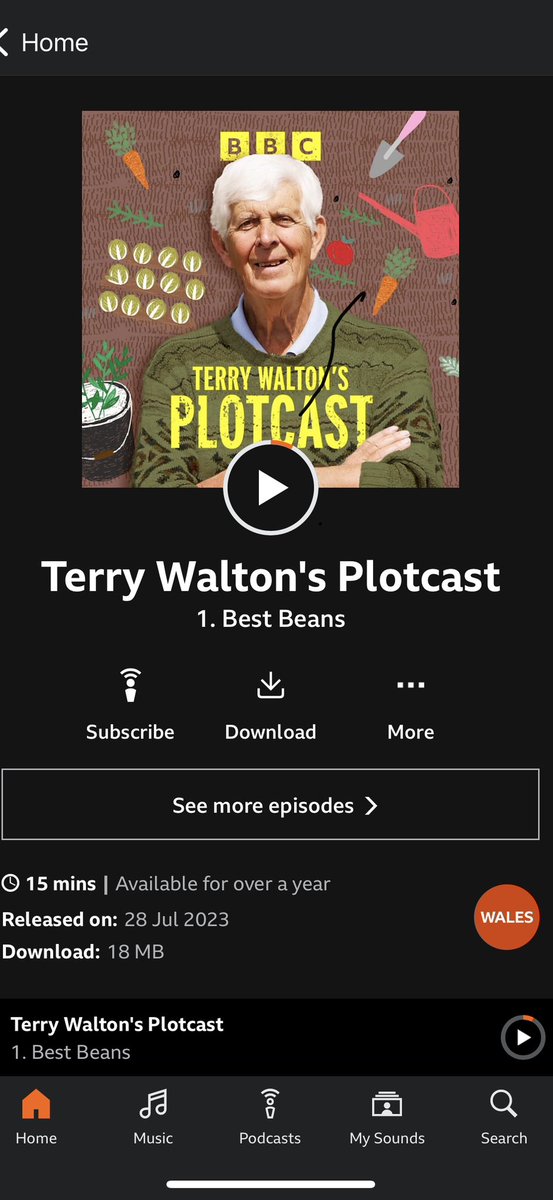 grapevineasks's tweet photo. Just had a listen to the fantastic Fruit and Veg Guru and official @BBCRadio2  allotment keeper @theterrywalton brand new weekly plotcast!! No need to wait for @theJeremyVine to come calling now Just pop along to @BBCSounds and get your weekly fix from the his plot in the Rhonda! https://t.co/8ulYKAUyCY