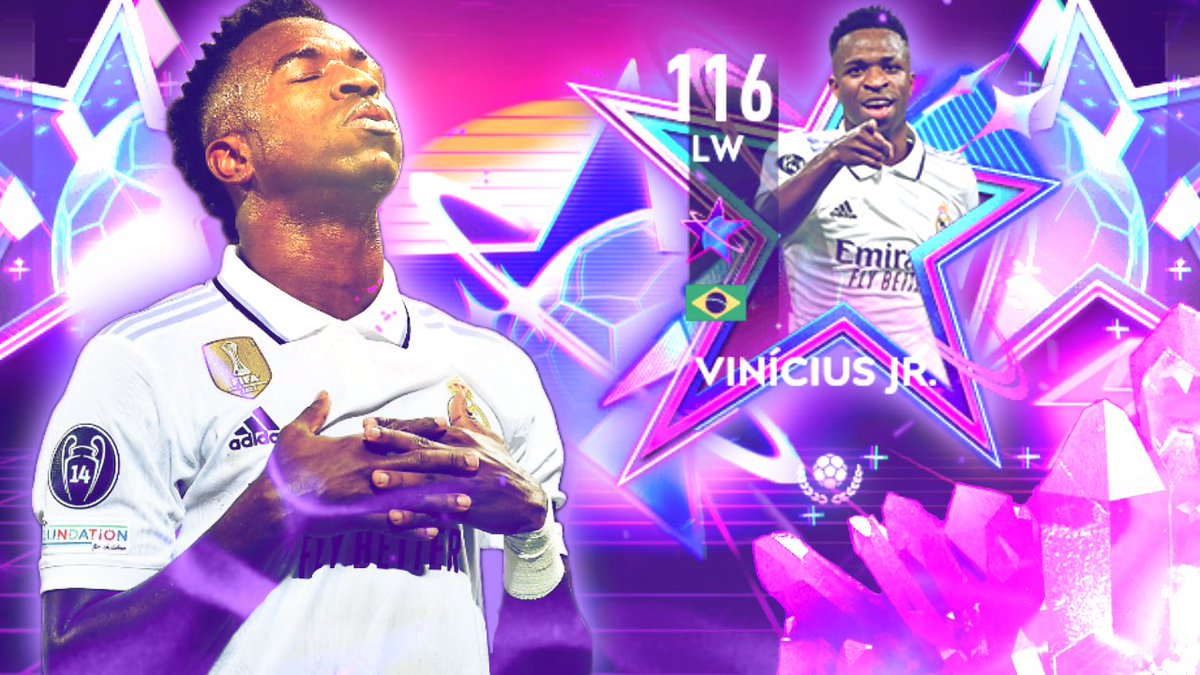 Review ViníGol 116 GRL: Retro Stars Desata la Magia de Vinícius Jr. en FIFA Mobile"

gracias por la mini x.com/Champions_444

youtu.be/CX3V23mk9e4