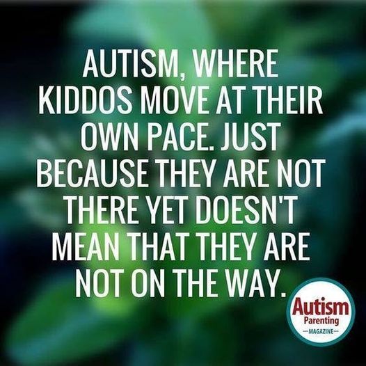 NationalAutism's tweet photo. A good reminder. <3 
#autism https://t.co/zs0pcUT3nT