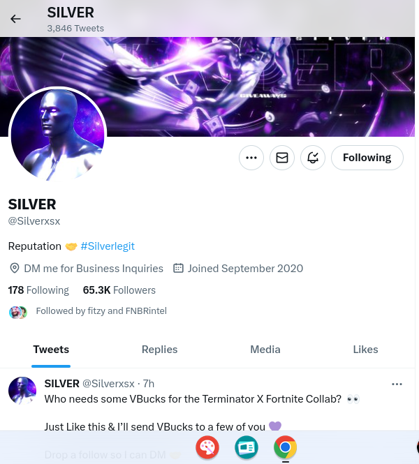DesignByDave's tweet photo. @Silverxsx even with the notis on, it'll mean so much if you could message me https://t.co/MoyL3w6UN4