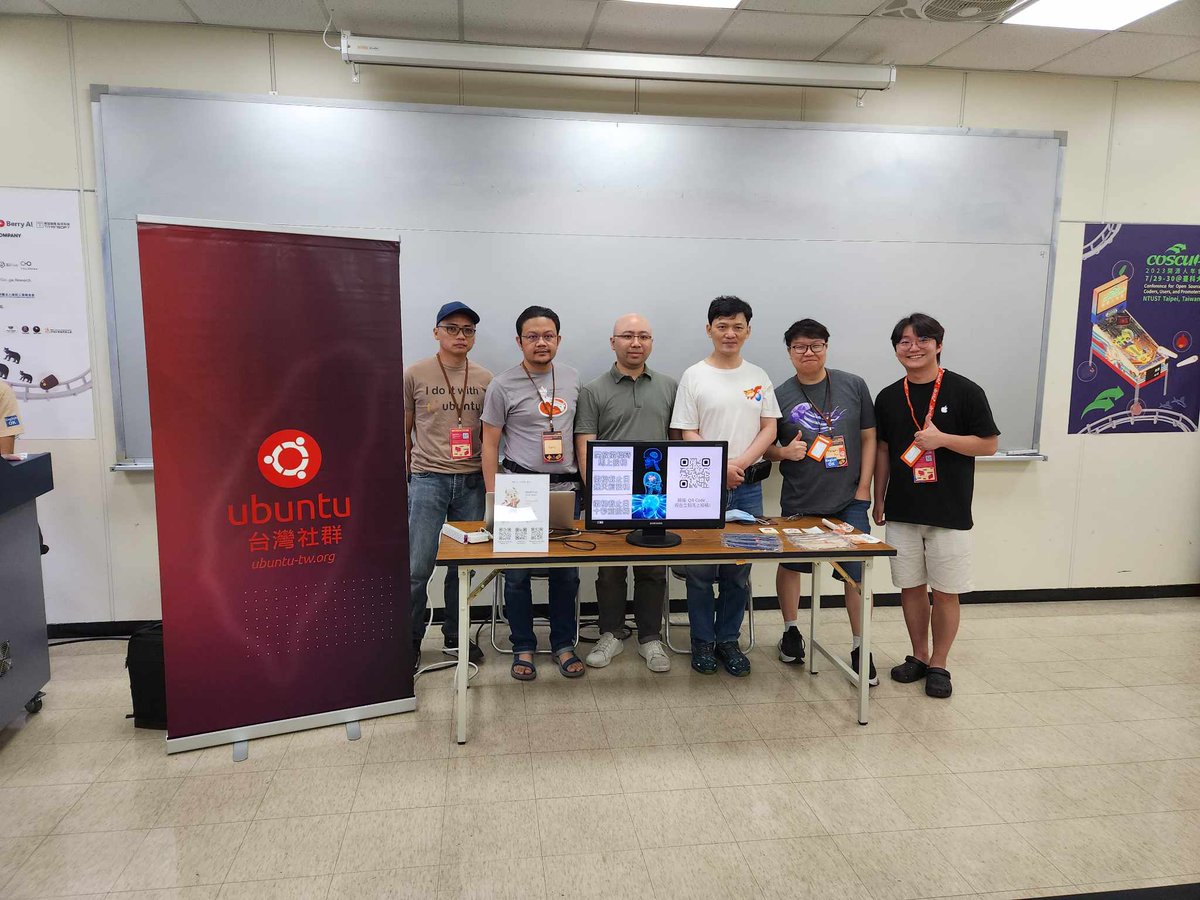 We are at #COSCUP! Come to NTUST TR Building 5F Room 516 to meet us!