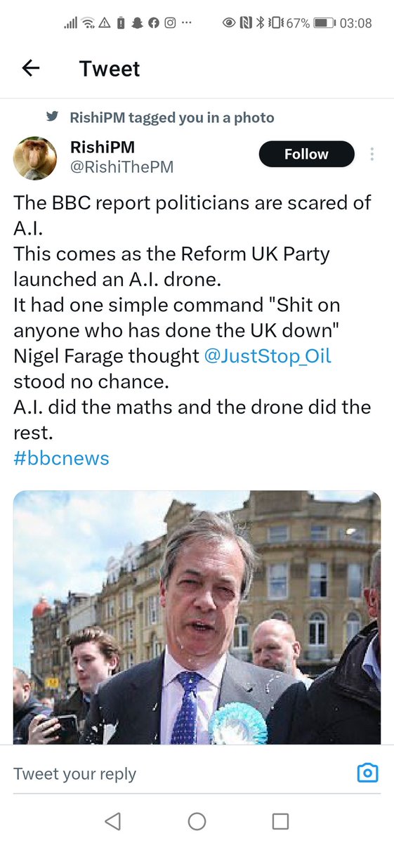 Frog22299's tweet photo. No way people think the actual Nigel Farage uses "Frog22299" as his twitter handle https://t.co/el29LN6uXp