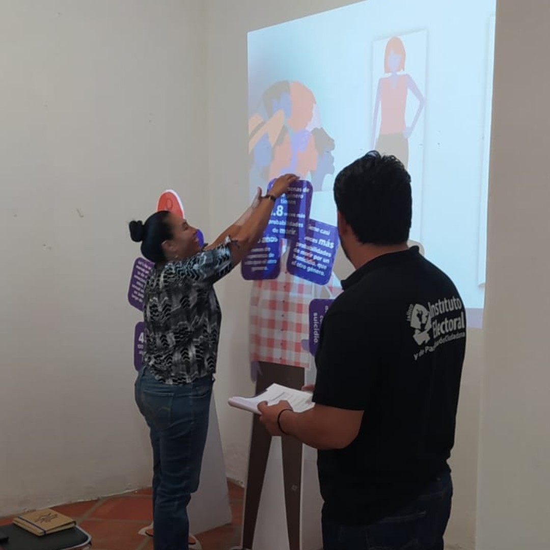 iepcjalisco's tweet photo. Cerramos la semana en #Amatitán con la Jornada para Construir Espacios Libres de Violencia Política contra las Mujeres en #Jalisco
Con el #IEPCJalisco, #TuVozEsElPoder https://t.co/ROD533DStt