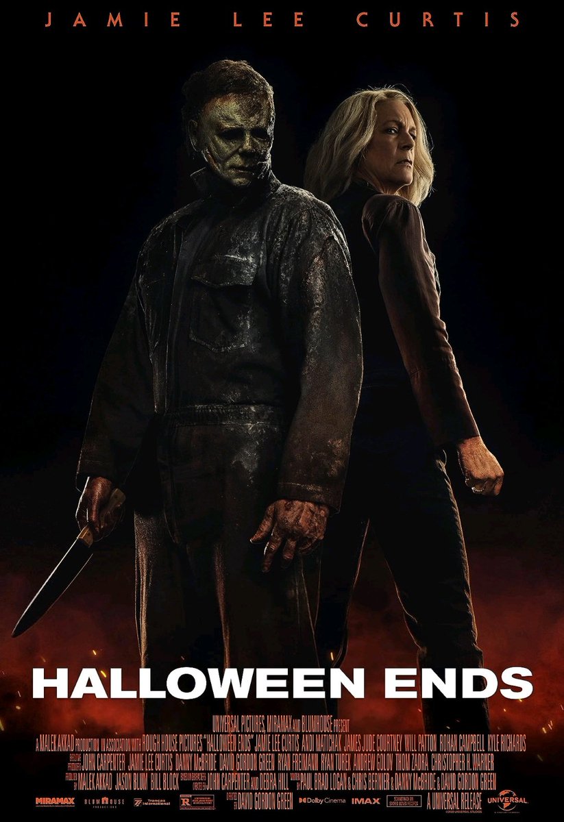 HorrorOrman's tweet photo. Friday the 13th Part V: A New Beginning (1985) or 
Halloween Ends (2022)... which #horror film do you prefer? #TeamRoy or #TeamCorey https://t.co/VZfetgesXJ