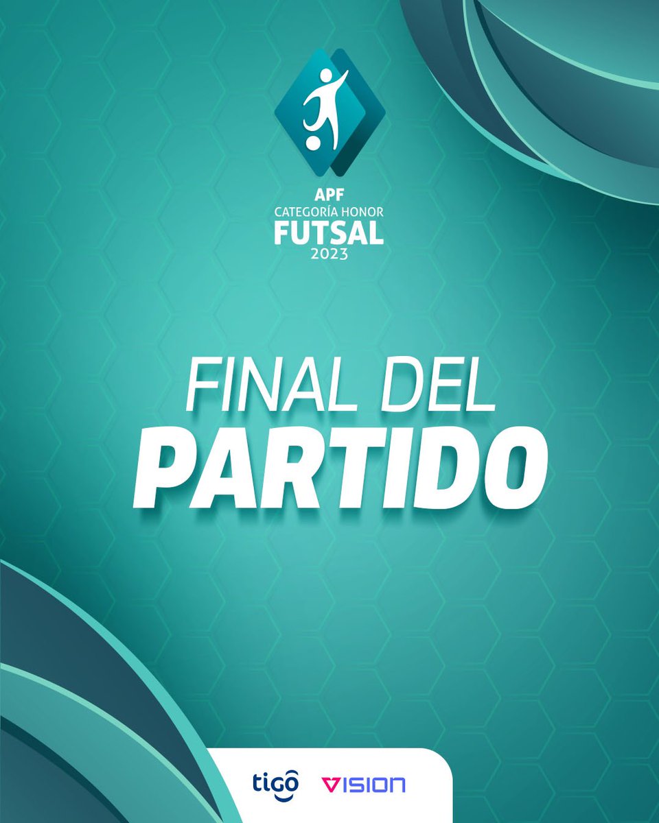FutsalAPF's tweet photo. #CategoríaHonor2023 ⚽️
🗓 Fecha 9.
🗣¡Final!
#Escurra (6) - (7) #Filosofía
#FutsalAPF 🇵🇾 https://t.co/53ul7Xd5xW