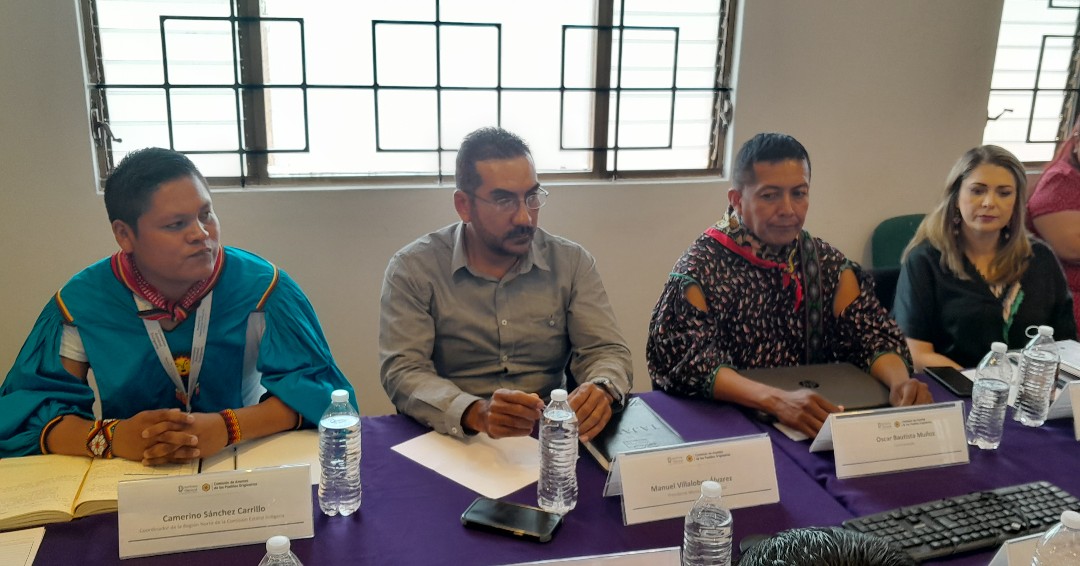 iepcjalisco's tweet photo. Hoy, en el #IEPCJalisco, se realizó la Mesa de trabajo con autoridades wixárikas de Tuxpan de Bolaños y autoridades del Ayuntamiento, para construir la metodología de la consulta sobre el cambio de régimen de gobierno para elegir autoridades
Con el #IEPCJalisco, #TuVozEsElPoder https://t.co/5io67orifq