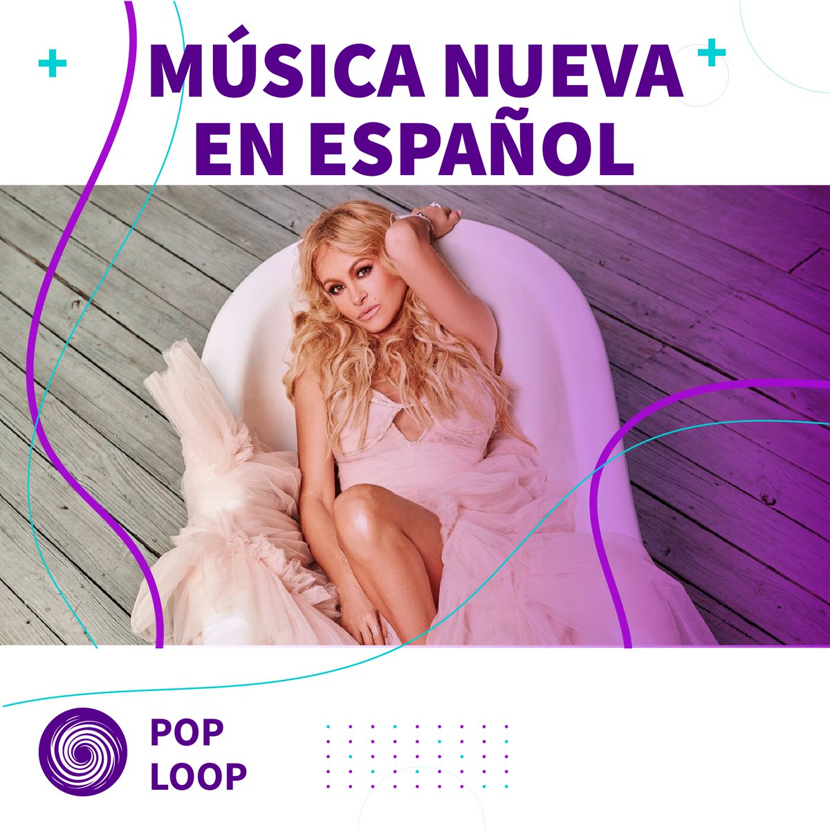 PopLoop_'s tweet photo. #MúsicaNuevaEnEspañol con los últimos lanzamientos de:

@PaulinaRubio 
@lalioficial 
@vicco_music 
@AnaMenaMusic 
@franciscamusic @ximenamusic 
@asolermusic 
@soyyomelody 
@NissRosenthal 

Y muchos más 🎉 https://t.co/nBNlPCVMBb