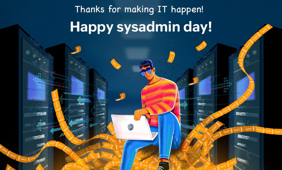 alvinlaz1596's tweet image. Happy #SysAdminDay !!!

 #SystemAdministratorAppreciationDay 
#SysAdminDay2023