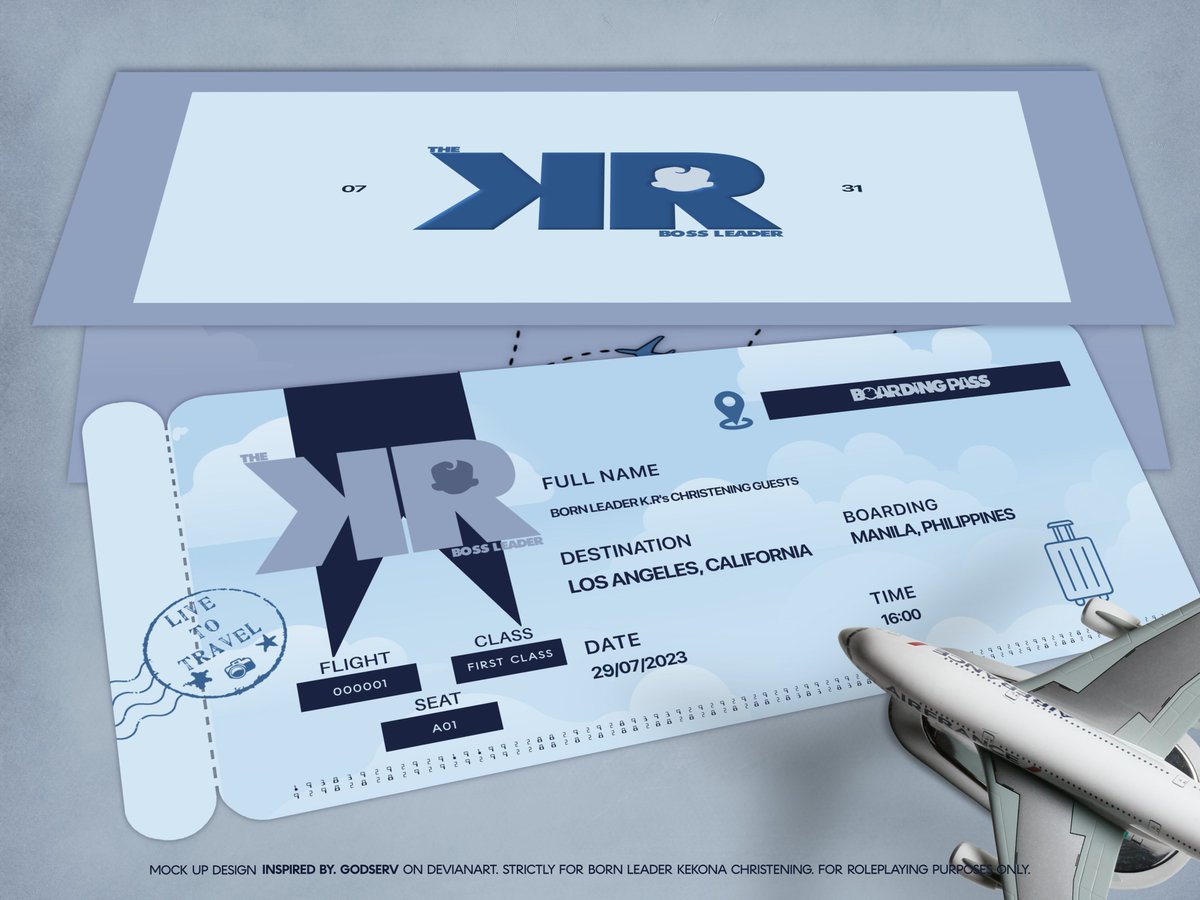 ͏ ͏
͏ ͏
͏ ͏
͏ ͏
͏ ͏

          BORN  LEADER  𝗞.𝗥  CHRISTENING
          MNL                        to                           LAX 
          FLIGHT  OO1                                   16:OO                   
͏ ͏
͏ ͏
͏ ͏
͏ ͏
͏ ͏