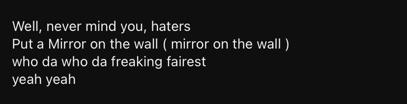 abcde23z's tweet photo. THE LYRICS.
#FlyasOne #PrincessSamurai #StarBe https://t.co/EmfyCdil00