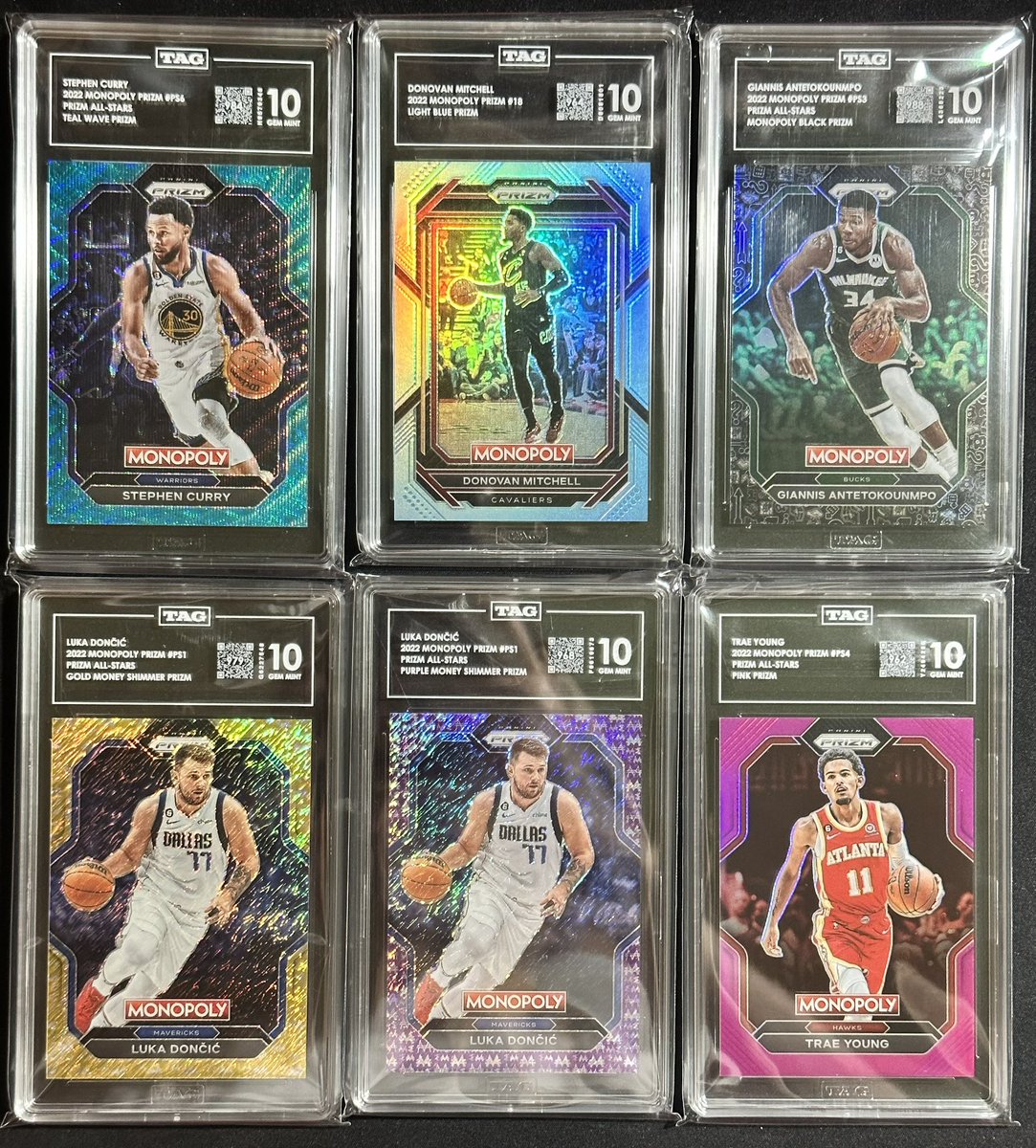 OG_8121's tweet image. Got some #Colorful #MonopolyPrizm cards back from @TAGgrading today!  #Mailday #sportscards #Sportscardcollecting #hobby #sportscardhobby @CardPurchaser