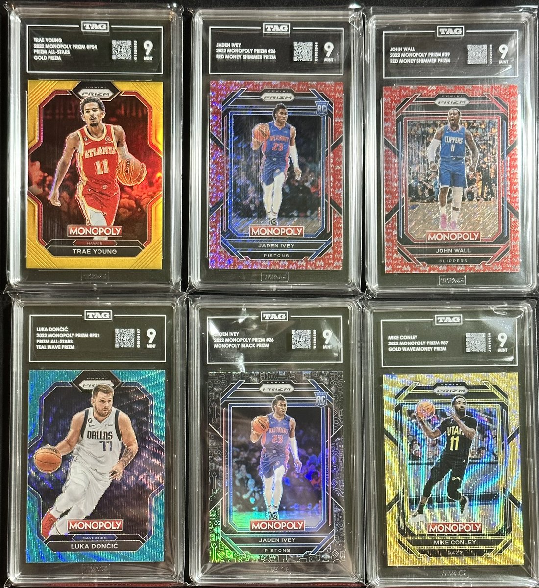 OG_8121's tweet image. Got some #Colorful #MonopolyPrizm cards back from @TAGgrading today!  #Mailday #sportscards #Sportscardcollecting #hobby #sportscardhobby @CardPurchaser