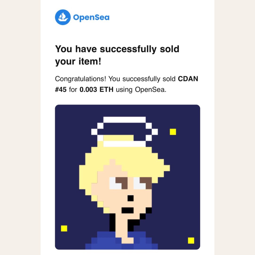 Sold! 

opensea.io/collection/cry…

#WAGMI #nft #nftcommunity #nftcollectors #pixelart #digitalart #unique #handdrawn #polygonNFT #opensea #nftcollectibles