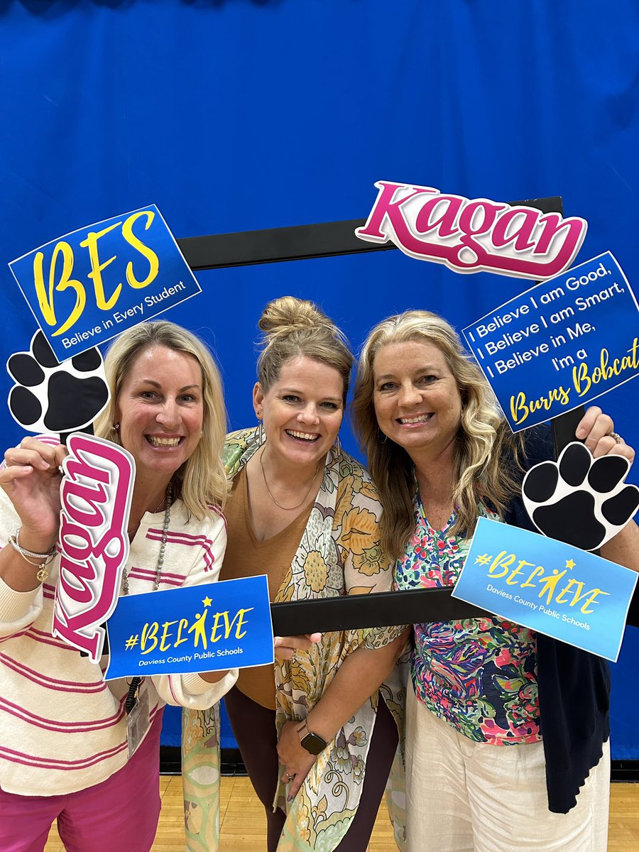 Who says learning shouldn’t be fun?Definitely not the teachers at Burns Elementary. Look at those smiles! BES students aren’t going to know what hit them. They’re about to get ENGAGED IN LEARNING!!! 
<a href="/KaganOnline/">Kagan Publishing & Professional Development</a>