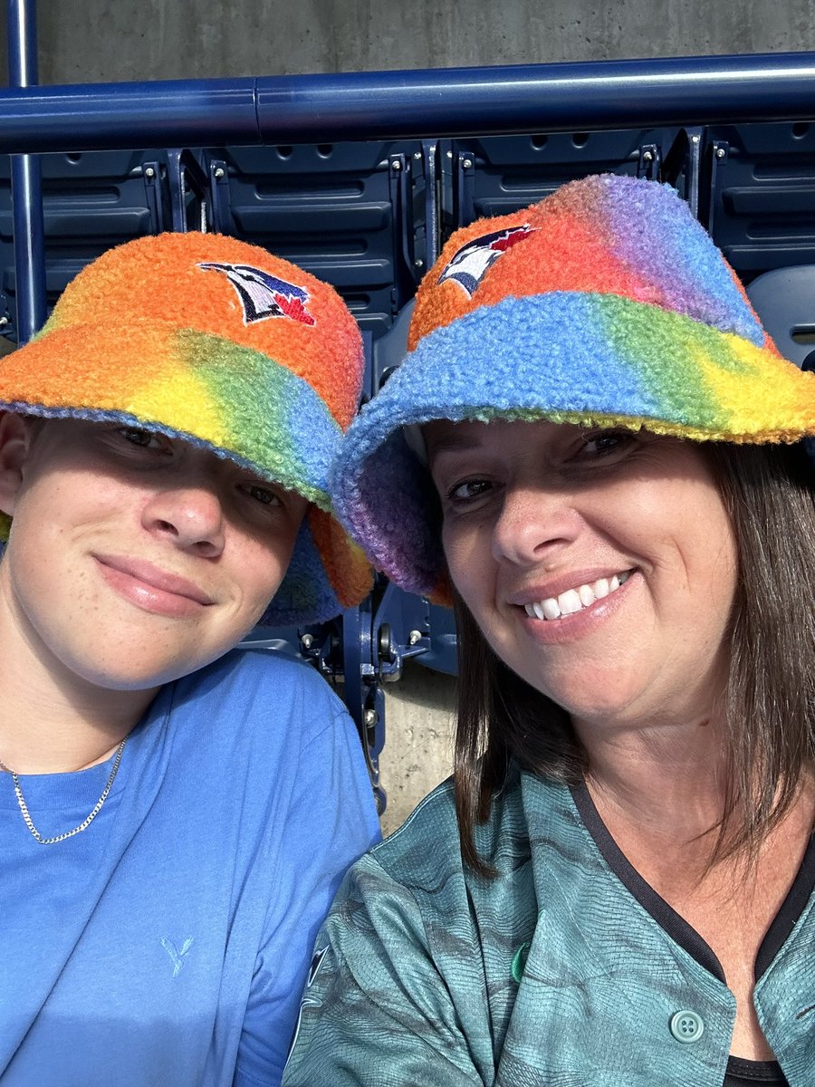 Let’s Go Blue Jays!  Lov’in our hats #nextlevel@bluejays