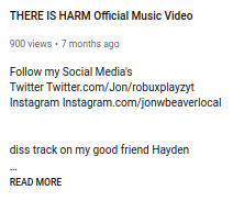 XypherCraft's tweet photo. Guys and girls we have did it 900 views on There Is Harm 
official link to the diss track -----https://t.co/Wud1DuRgRO https://t.co/sCihNW0WT4