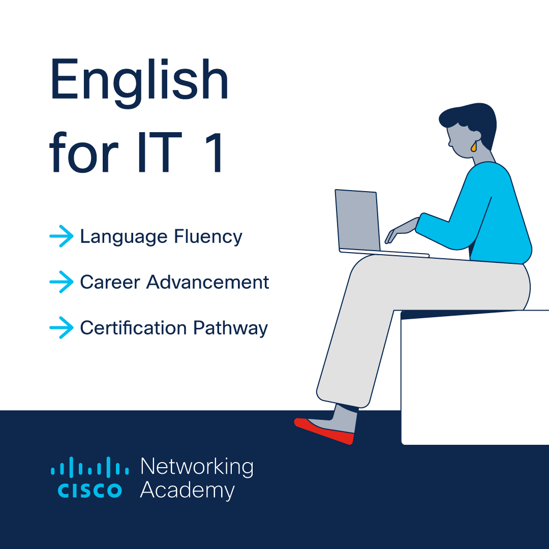 Are you interested in the world of IT &amp; need help improving your English?

Good news 🎉 English for IT 1 is now available!

Develop your upper-intermediate level English language skills while learning about vocabulary used in tech!

Learn more today. cs.co/6010PX7gw