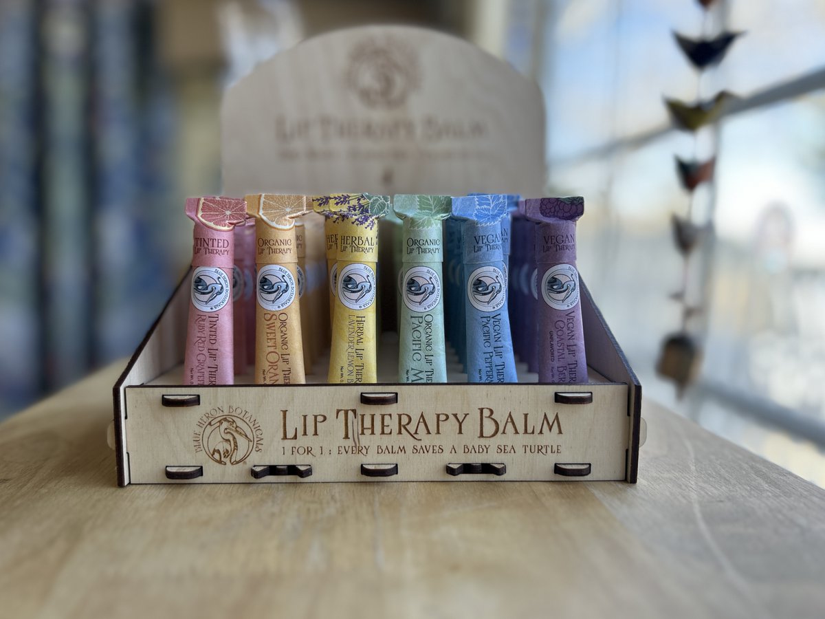 Loving our new lip balm from #blueheronbotanicals 🌿🦜 Rich, silky, and zero waste! Check them out for nature-nourishing products. #ditchplastic #goingzerowaste #chirpforbirds