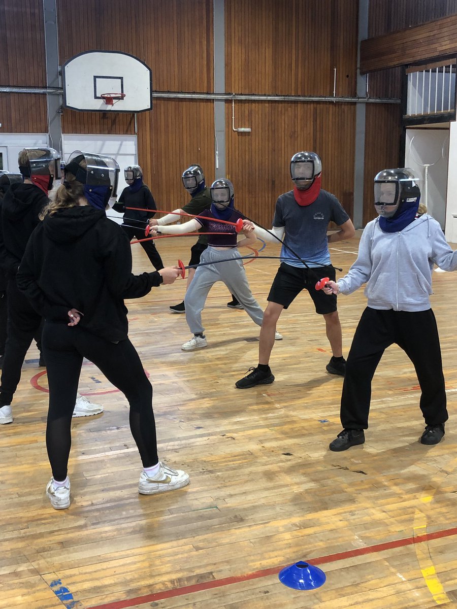 HVPoliceCadets's tweet photo. Final day of Summer ⛺️2023  @Kingswood Ashford. This morning #cadets enjoyed Fencing 🤺 - this afternoon up on High Equilibrium practicing their balancing skills!! Then all aboard  @rtaylor2004 🚐 back  to Herts!  A great week despite some 🌧️ days!
@HertsPoliceVol @NationalVPC https://t.co/2kGwjDDwgm