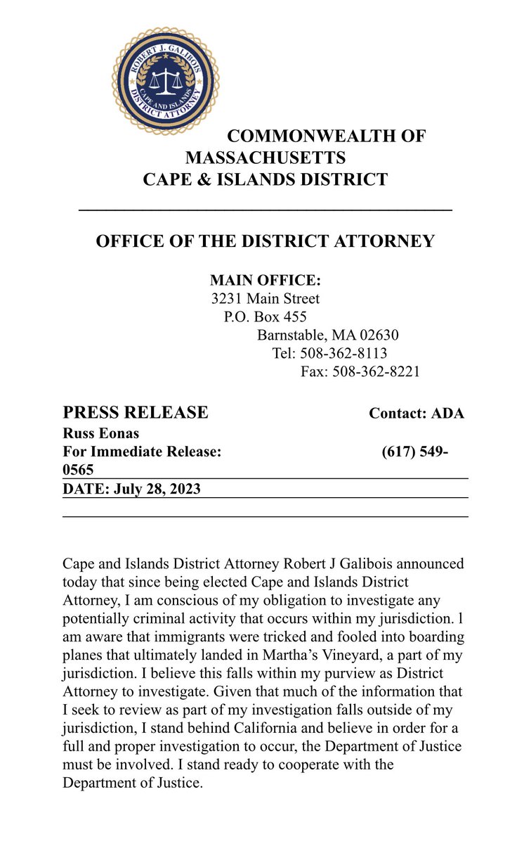 Cape and Islands District Attorney Robert Galibois (@dagalibois) on Twitter photo 