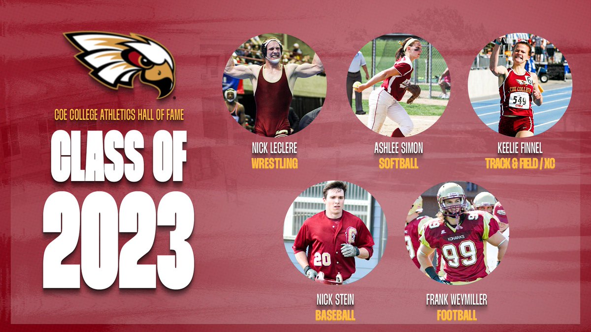 CoeAthletics's tweet photo. 𝐀𝐧𝐧𝐨𝐮𝐧𝐜𝐢𝐧𝐠 𝐭𝐡𝐞 𝟐𝟎𝟐𝟑 𝐂𝐨𝐞 𝐀𝐭𝐡𝐥𝐞𝐭𝐢𝐜 𝐇𝐚𝐥𝐥 𝐨𝐟 𝐅𝐚𝐦𝐞 𝐂𝐥𝐚𝐬𝐬!

Congratulations to these former Kohawk greats! 👏
📰https://t.co/QKlFwCu23K

#KohawkNation https://t.co/RaqAme54Hm