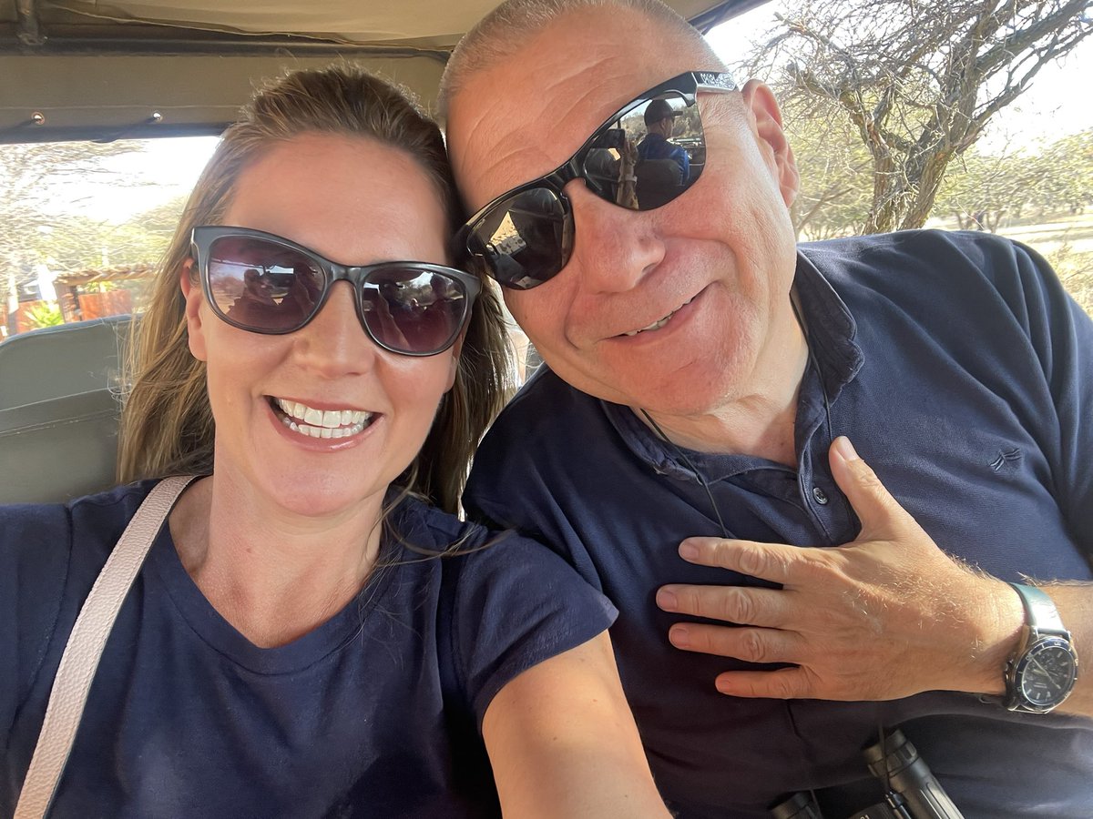 michelle_cb's tweet photo. Home from the best experience. Safari is a lifetime must do! @Barrett01Robert thank you sharing the joy but please remember I’m not on holiday…..it’s work!!! 😂 https://t.co/pGAzwZgw46