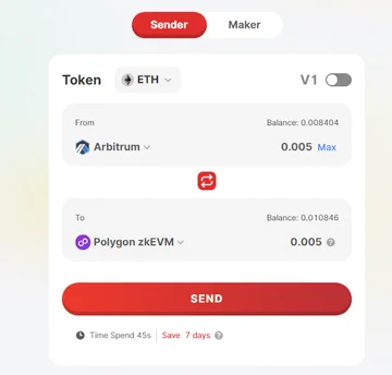 Amrish_devgan's tweet photo. π Bridge ETH to zkEVM π
β
Use Polygon Bridge or Orbiter π I used Orbiter for faster and cheaper bridging from Arbitrum/Polygon (Cost: $0.1, Time: ~1 min)
π‘ Recommended: Bridge $5-$10 in ETH for future NFT fees
Start your NFT journey now! πΌοΈπ° #BridgeETH #zkEVM https://t.co/E5PHcEsoJh