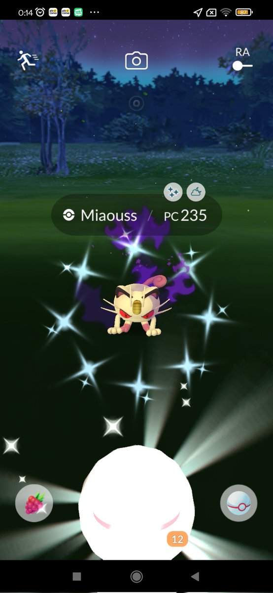 Landie230's tweet photo. Well... It's been a while since I last posted some ✨
But I didn't know #Meowth was available  with Rocket Grunts. That's a nice surprise. Love this 💕

#PokemonGO #shadow https://t.co/E8wBBYKToP